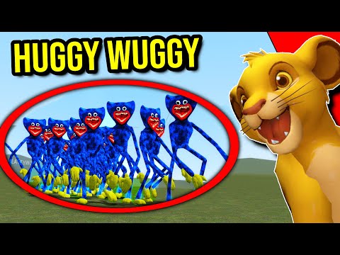 Can you survive HUGGY WUGGY HORDE?… (Garry's Mod Sandbox)