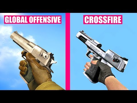 Counter-Strike Global Offensive Gun Sounds vs Crossfire