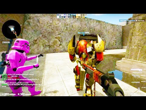 Counter Strike Global Offensive – Zombie Escape mod online gameplay on Showdown map