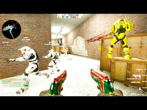 Counter Strike Global Offensive – Zombie Escape mod online gameplay on ze_kaffe_escape map