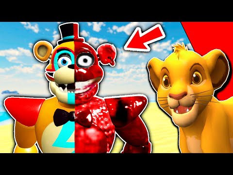 Cursed GLAMROCK FREDDY will give you NIGHTMARES… (Garry's Mod)