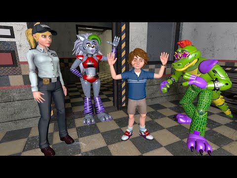 АНИМАТРОНИКИ ПУГАЮТ ОХРАННИКА FNAF 9 Security Breach COOP ► Garry's Mod