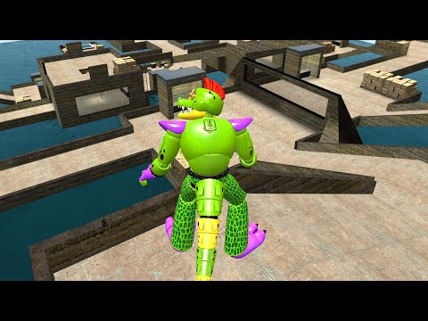 АНИМАТРОНИКИ FNAF SB В ЛАБИРИНТЕ ГОНЯЮТСЯ ЗА НАМИ ► Garry's Mod