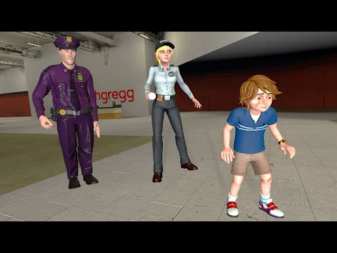 ВАНЕССА И ГРЕГОРИ ПОДРУЖИЛИСЬ УБЕГАЕМ ОТ ОХРАННИКА FNAF SB COOP ► Garry's Mod