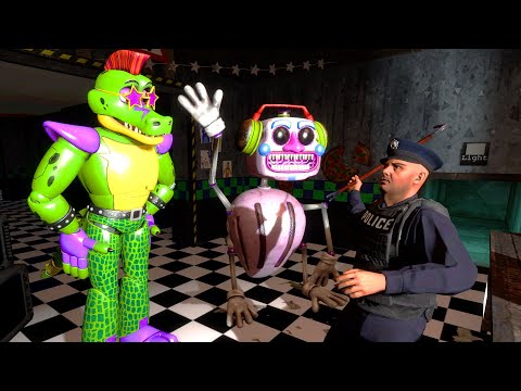 ОХРАННИКИ ПУГАЮТ АНИМАТРОНИКОВ FNAF 2 COOP ► Garry's Mod