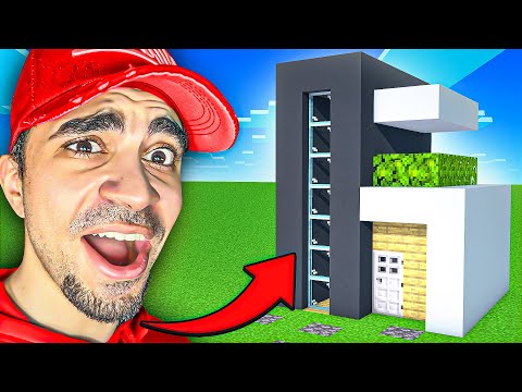 ماين كرافت #5 : بناء بيتي الجديد – اسطوري🔥😍 – Minecraft
