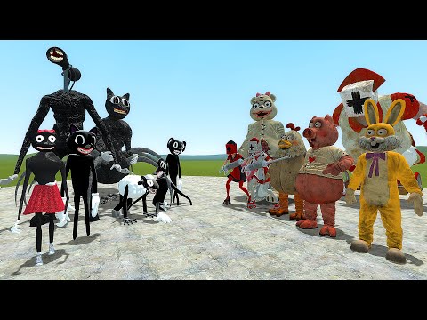 DARK DECEPTION CHAPTER 4 VS ALL CARTOON CATS In Garry's Mod!!