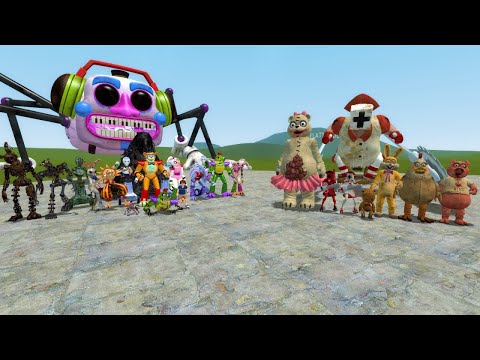 DARK DECEPTION CHAPTER 4 VS SECURITY BREACH ANIMATRONICS!! Garry's Mod [Five Night at Freddy's: SB]