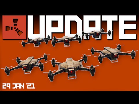 Drone shop, Card games | Rust update 29th January 2021