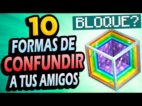 ✅ 10 Formas de CONFUNDIR a tus Amigos en Minecraft