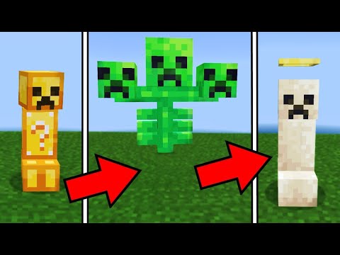 ENCONTREI NOVOS CREEPERS COM SUPER PODERES NO MINECRAFT!!