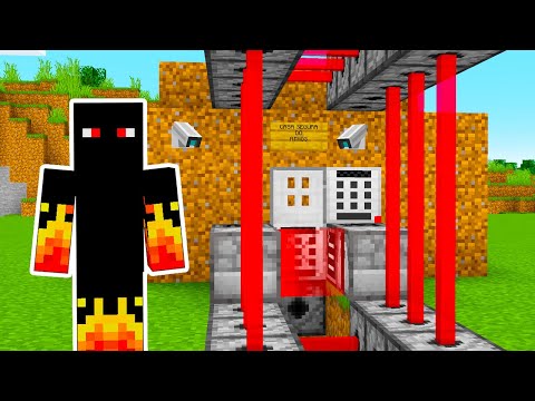 FIZ UMA CASA DE TERRA 100% SEGURA PARA ME ESCONDER NO MINECRAFT
