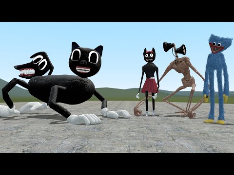 HOW STRONG IS THE NEW CARTOON CATDOG?! Garry's Mod [Trevor Henderson Creatures]