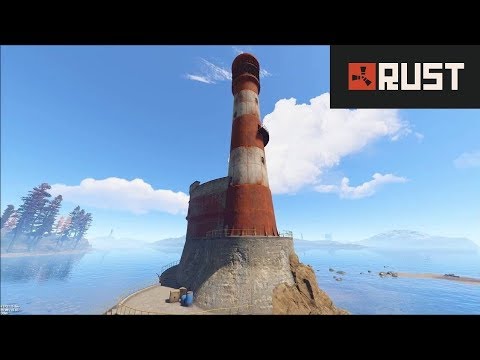 How to Get to Top of Lighthouse in Rust game ?