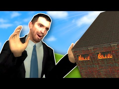 I Became a Giant and Destroyed a Tiny City?! – Garry's Mod Gameplay