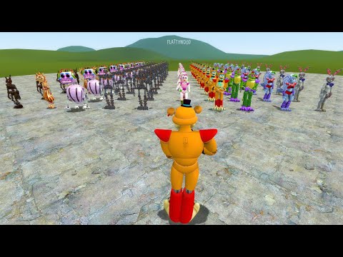 I BECAME FNAF SECURITY BREACH ANIMATRONICS!! Garry's Mod Sandbox [Five Nights at Freddy's]
