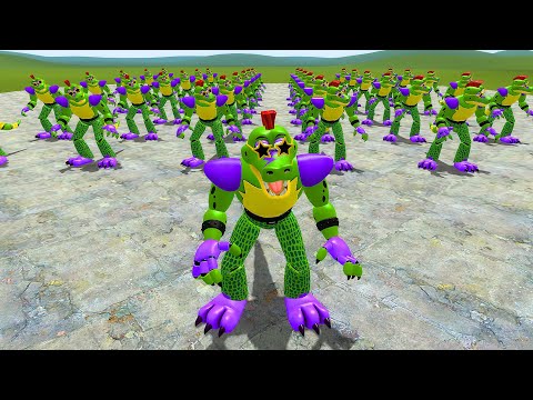 I BECAME MONTGOMERY GATOR SECURITY BREACH ANIMATRONICS!! Garry's Mod Sandbox [FNAF]