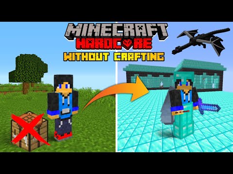 I Tried to Survive Without Crafting Table in Minecraft Hardcore (Hindi)