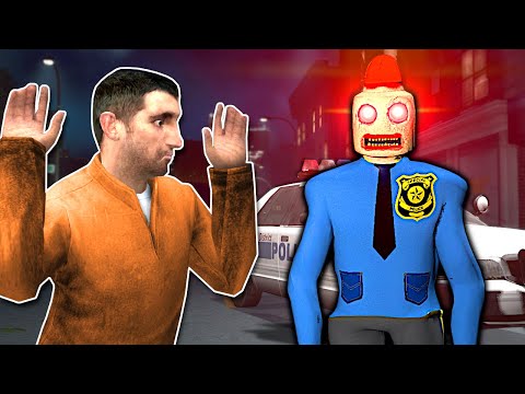 If SIREN COP Pulls You Over, RUN AWAY! – Garry's Mod Gameplay
