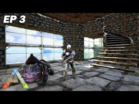 Je capture une beelzebufo pour construire ma maison ! Ark Survival Evolved Ep3 Arkfaxia 3