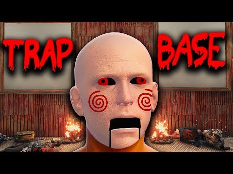 Jigsaw Makes Trap Base Victims Play a GAME | Rust