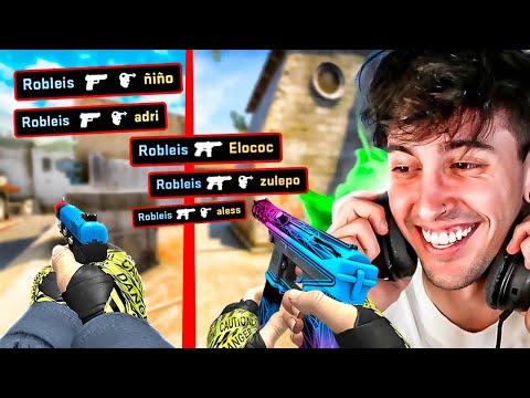 Jugué csgo pero solo con Five-Seven y Tec-9…