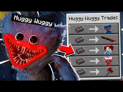 Minecraft But Huggy Wuggy Trades OP Items