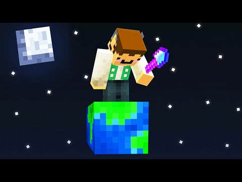 Minecraft, But It's 1 Earth Block…