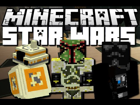 Minecraft: STAR WARS MOD (BB-8 Droid, Storm Troopers & More) Mod Showcase