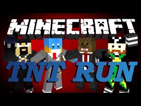 Minecraft TNT Run Minigame w/ Antvenom, HuskyMudkipz and CaveManFilms