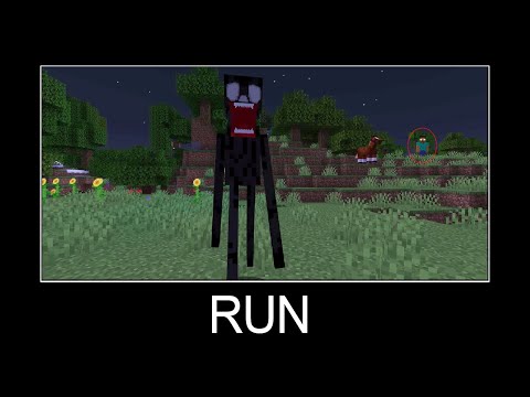 Minecraft wait what meme part 179 (scary enderman)