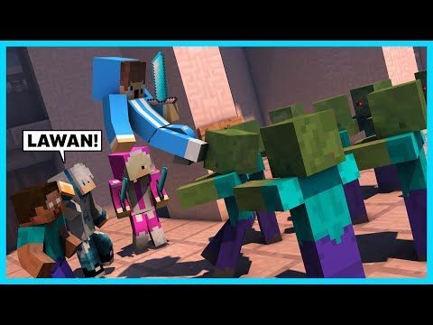 MIPAN & ZUZUZU Bertahan 100 Hari Dari Zombie Apocalypse Di Minecraft! – Minecraft Survival Indonesia