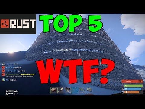 My personal Top 5: WTF Moments in Rust game / Bugs, Glitches, Strange Things in Rust game