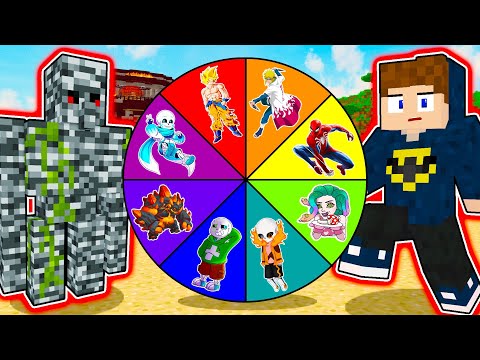 NẾU JAYGRAY MỜI NGƯỜI SẮT ĐÁ NỀN THAM GIA VÒNG QUAY MAY MẮN TRONG MINECRAFT*TROLL GOLEM BEDROCK 😂🤖😁