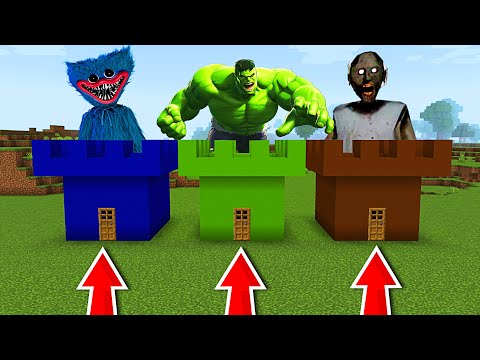 NU ALEGE TURNUL GREȘIT în MINECRAFT ! (Huggy Wuggy, Hulk, Granny)