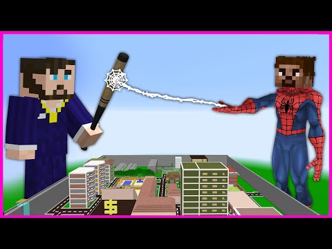 ÖRÜMCEK ARDA ÜVEY BABAYA SALDIRIYOR! 😱 – Minecraft ZENGİN FAKİR HAYATI