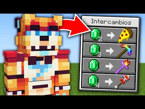 Paso MINECRAFT Pero Los ANIMATRONICOS INTERCAMBIAN ITEMS SUPER OP 💎😱 JOHN