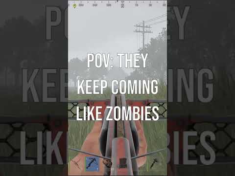 POV: They keep coming like zombies… Rust #shorts
