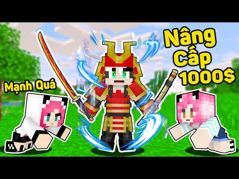 REDHOOD THỬ THÁCH 24 GIỜ NÂNG CẤP MỀU THÀNH PRO TRONG MINECRAFT*REDHOOD BẢO VỆ DÂN LÀNG KHỎI ZOMBIE