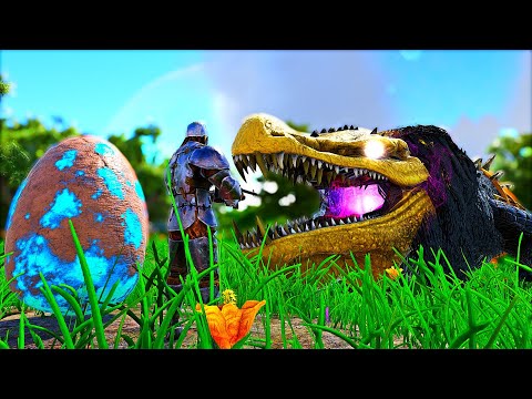 ROUBEI O OVO DO VINGATIVO CASAL SCP-682 ! Algo Vai dar Muito ERRADO! (ARK MEGGA MODS) DINOSSAURO