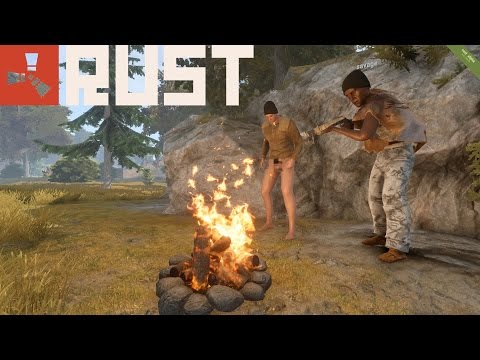RUST: Early Game Footage & Tips