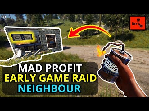 Rust EARLY GAME RAIDING For A TASTY SOLO PROFIT! – RUST SOLO