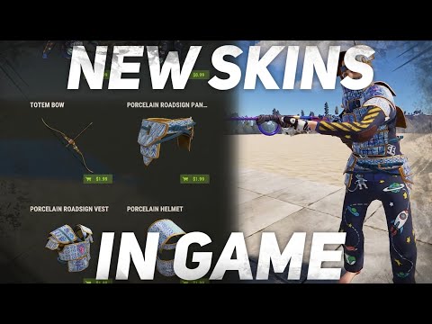 Rust *NEW* Item Store Skins In Game (3/11 Skin Showcase)