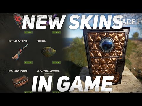 Rust *NEW* Item Store Skins In Game (3/25 Skin Showcase)