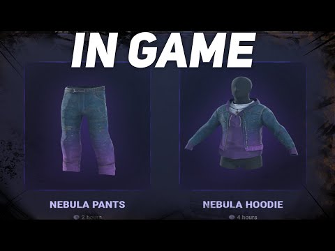 RUST *NEW* NEBULA SET IN GAME GAMEPLAY (Hoodie and Pants)