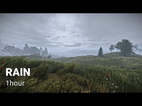 RUST : Rain Sounds – 1 Hours Game Ambience ASMR