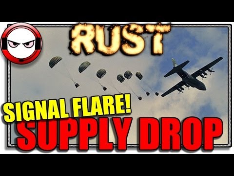 Rust – Signal Flare / Supply drop (Rust gameplay, rust game)