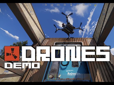 Rust Update Preview – In Game Drone Demo – Feb 4th Update