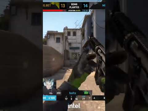 S1MPLE WITH THE PERFECT BOMB PLANT – MIRAGE – #shorts #csgo