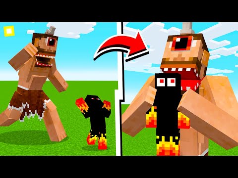 SE VOCÊ NÃO CORRER DO GIGANTE ELE COME VOCÊ NO MINECRAFT